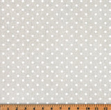 Premier Prints Mini Dot French Grey White Premier Basics Collection Multipurpose Fabric