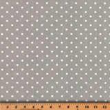 Premier Prints Mini Dot Storm White Premier Basics Collection Multipurpose Fabric