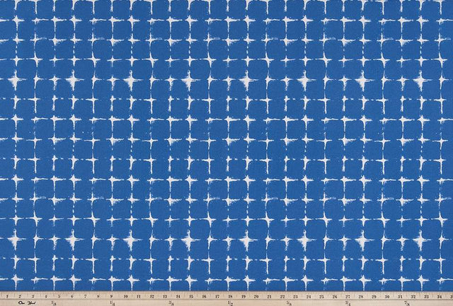 Premier Prints Neptune Admiral / Polyester Boardwalk Outdoor Collection Upholstery Fabric