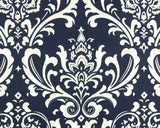 Premier Prints Ozbourne Deep Blue Upholstery Fabric