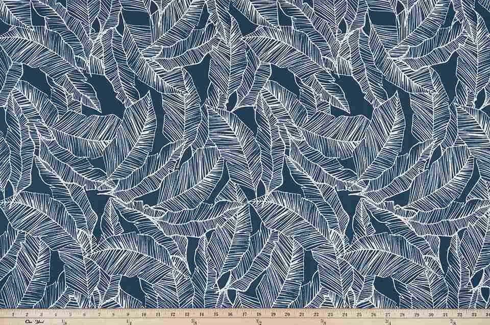 Premier Prints Pacific Zaffre / Polyester Serene Escape Collection Upholstery Fabric