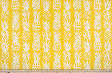 Premier Prints Pineapple / Luxe Polyester Boardwalk Outdoor Collection Upholstery Fabric