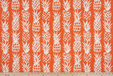 Premier Prints Pineapple Marmalade / Luxe Polyester Boardwalk Outdoor Collection Upholstery Fabric