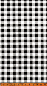 Premier Prints Plaid Black Premier Basics Collection Multipurpose Fabric