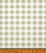 Premier Prints Plaid French Grey Premier Basics Collection Multipurpose Fabric