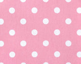 Premier Prints Polka Dot Baby Pink / White Premier Basics Collection Multipurpose Fabric