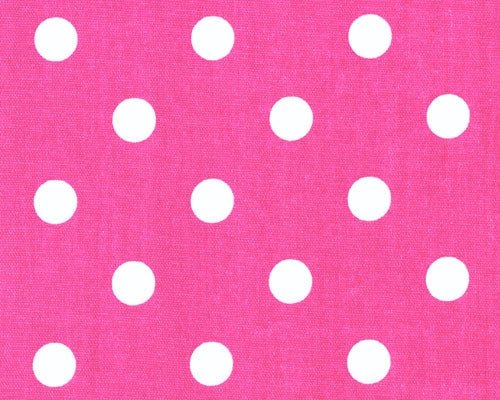 Premier Prints Polka Dot Candypink White Premier Basics Collection Multipurpose Fabric