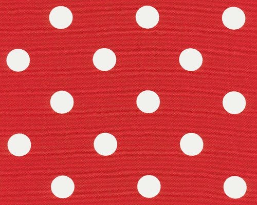Premier Prints Polka Dot Lipstick White Premier Basics Collection Multipurpose Fabric