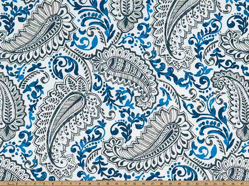 Premier Prints Shannon Oxford / Cobalt Upholstery Fabric