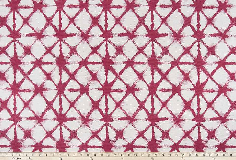 Premier Prints Shibori Net Raspberry / Flax Shibori Theory Collection Multipurpose Fabric