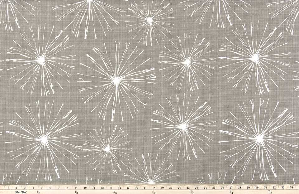 Premier Prints Sparks Oyster / Luxe Polyester Upholstery Fabric