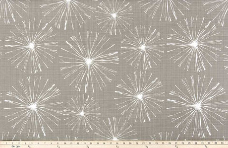 Premier Prints Sparks Oyster / Luxe Polyester Upholstery Fabric