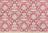 Premier Prints Spirit Scarlet Slub Canvas Chinoiserie Collection Multipurpose Fabric