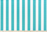 Premier Prints Stripe Ocean / Luxe Polyester Upholstery Fabric