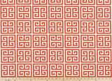 Premier Prints Towers Orange Upholstery Fabric