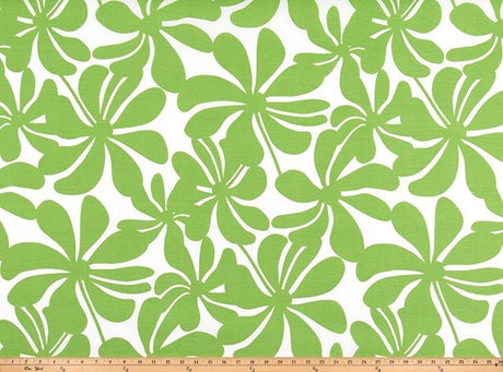 Premier Prints Twirly Courtyard Green Upholstery Fabric