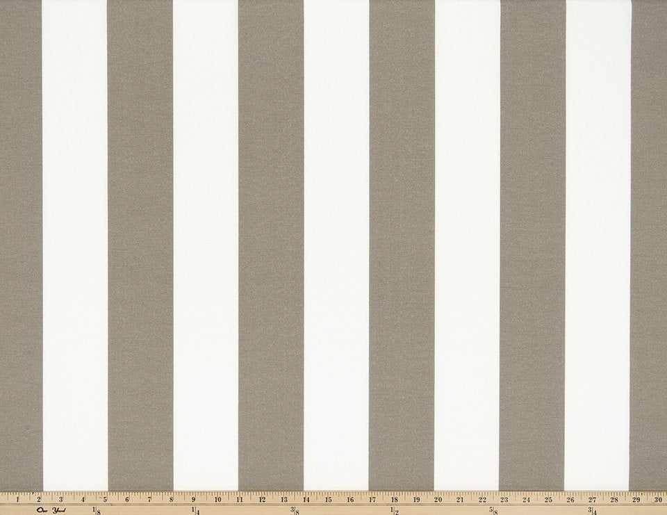 Premier Prints Vertical Oyster Upholstery Fabric