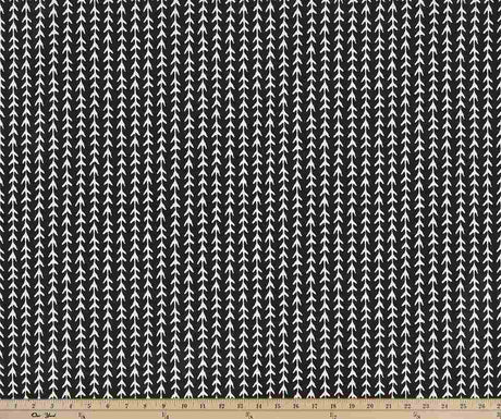 Premier Prints Vine Black Upholstery Fabric