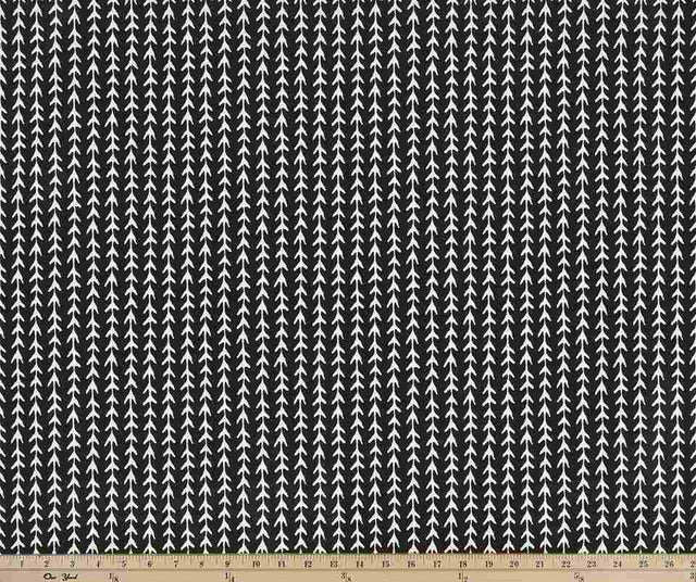 Premier Prints Vine Black Upholstery Fabric