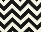 Premier Prints Zigzag Ebony Upholstery Fabric