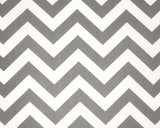 Premier Prints Zigzag Gray Upholstery Fabric