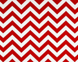 Premier Prints Zigzag Lipstick / White Premier Basics Collection Multipurpose Fabric