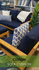 Custom Outdoor Sofa Cushions