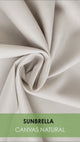 Sunbrella Canvas Natural custom outdoor cushions for outdoor