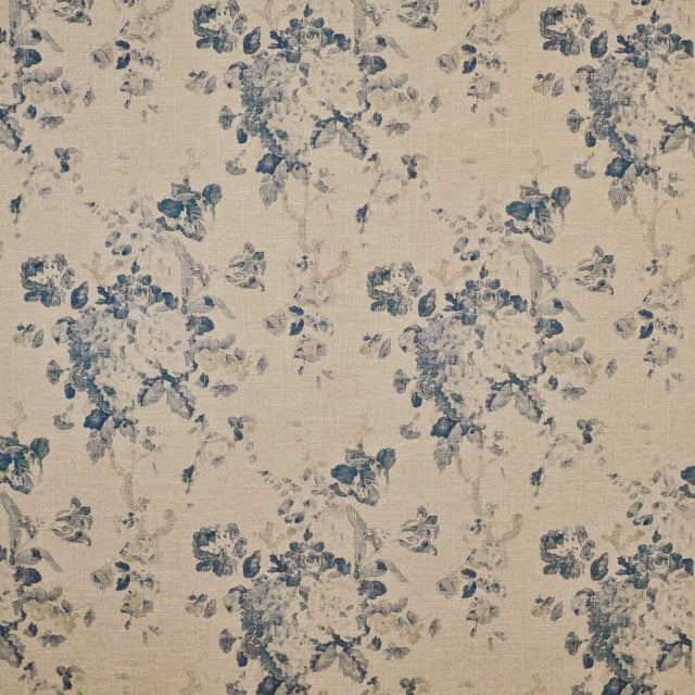 Ralph Lauren Jardin Floral Artist Blue FRL5238 Country Vintage Collection Multipurpose Fabric