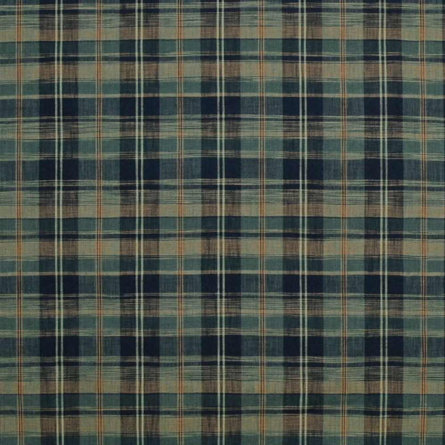 Ralph Lauren Ryokan Plaid Indigo FRL5096 Artisan Loft Collection Multipurpose Fabric