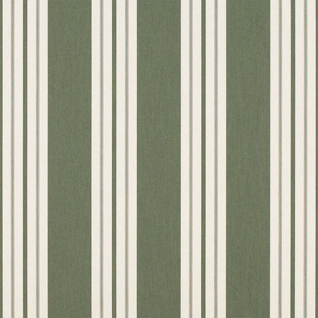 Remnant - Sunbrella Fern Classic 4955-0000 46-Inch Stripes Awning / Shade Fabric (7.99 yard piece)