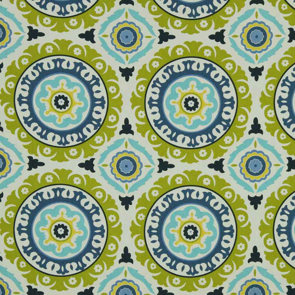 Robert Allen Bold Floral Kiwi 221524 Color Library Collection Multipurpose Fabric