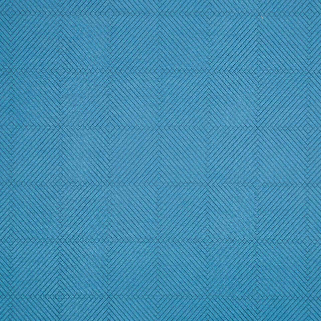 Robert Allen Boxed Squares Calypso Blue Color Library Collection Indoor Upholstery Fabric