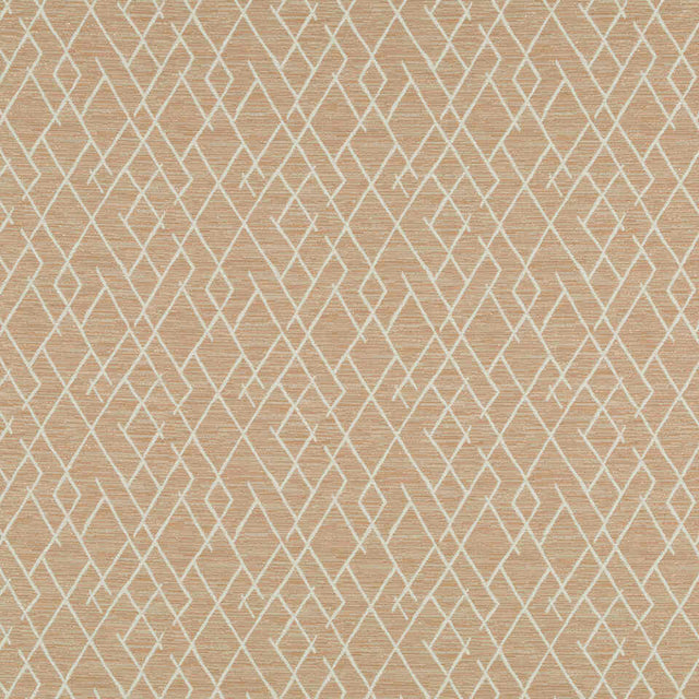 Robert Allen Broken Trellis Tea Color Library Collection Indoor Upholstery Fabric