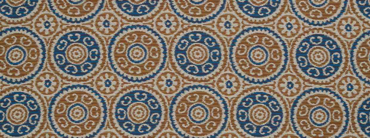 Robert Allen Contract Peer Suzani Copper 249412 Contract Color Library Collection Indoor Upholstery Fabric