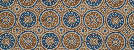 Robert Allen Contract Peer Suzani Copper 249412 Contract Color Library Collection Indoor Upholstery Fabric