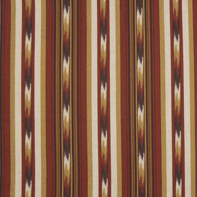 Robert Allen Ikat Stripe Spice 216787 Color Library Collection Multipurpose Fabric