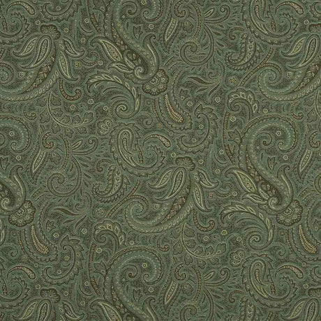 Robert Allen Modern Paisley Aloe 224475 Color Library Collection Indoor Upholstery Fabric