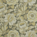 Robert Allen Naive Floral Pewter 211809 Color Library Collection Multipurpose Fabric