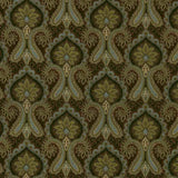 Robert Allen Paisley Print Kiwi 221667 Color Library Collection Multipurpose Fabric