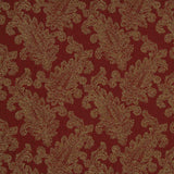 Robert Allen Paisley Puff Red Hot Color Library Collection Indoor Upholstery Fabric