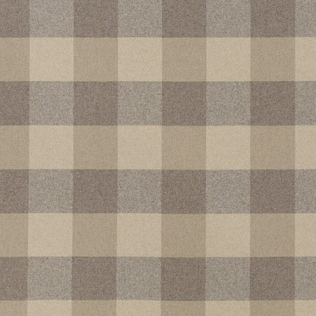 Robert Allen Pecore Plaid Truffle Color Library Collection Indoor Upholstery Fabric