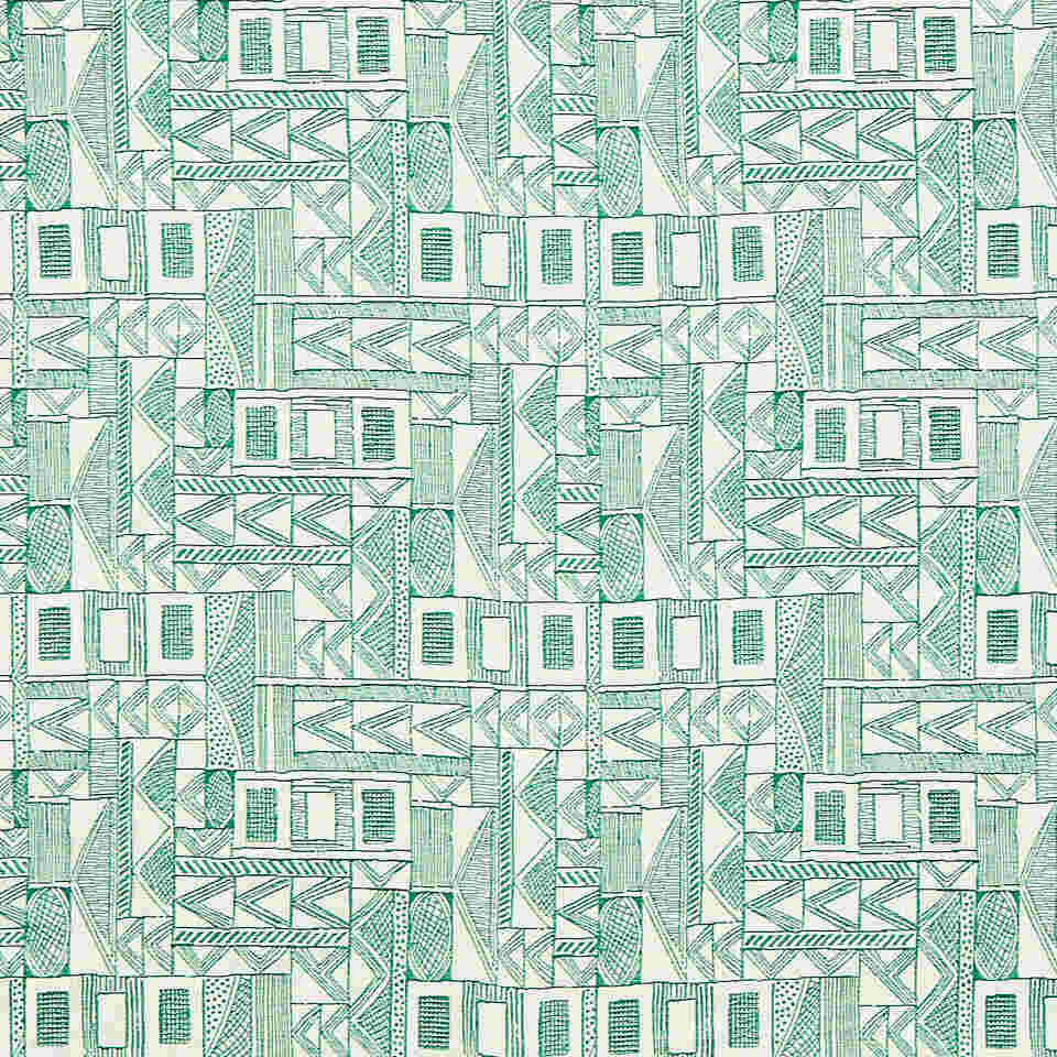 Robert Allen Piece Together Viridian Color Library Collection Indoor Upholstery Fabric