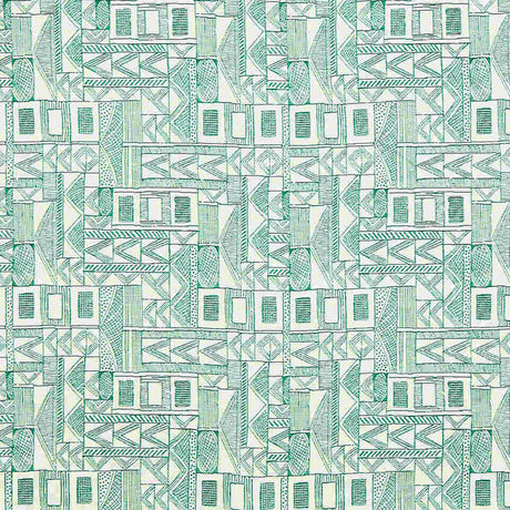 Robert Allen Piece Together Viridian Color Library Collection Indoor Upholstery Fabric