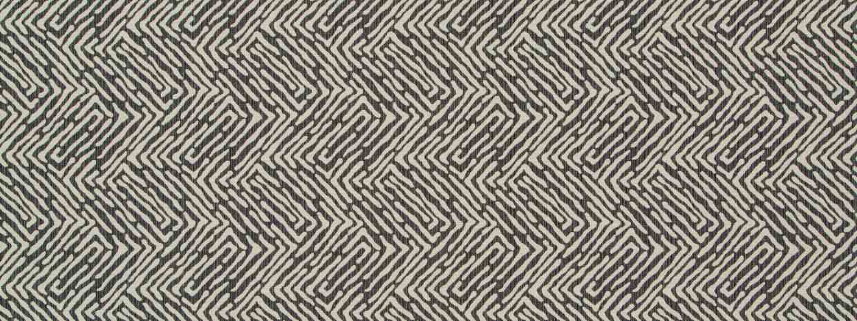 Robert Allen Randili Maze Charcoal 260508 Indoor Upholstery Fabric