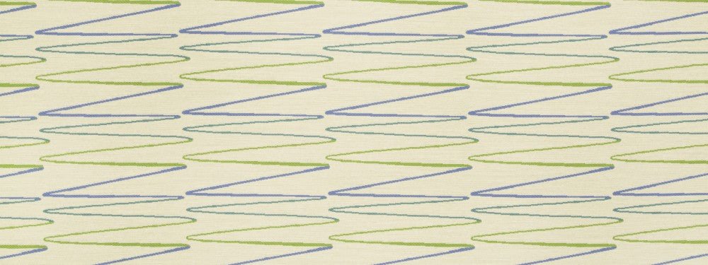 Robert Allen Contract Ziggy Waves Lime 242291 Color Library Collection Upholstery Fabric