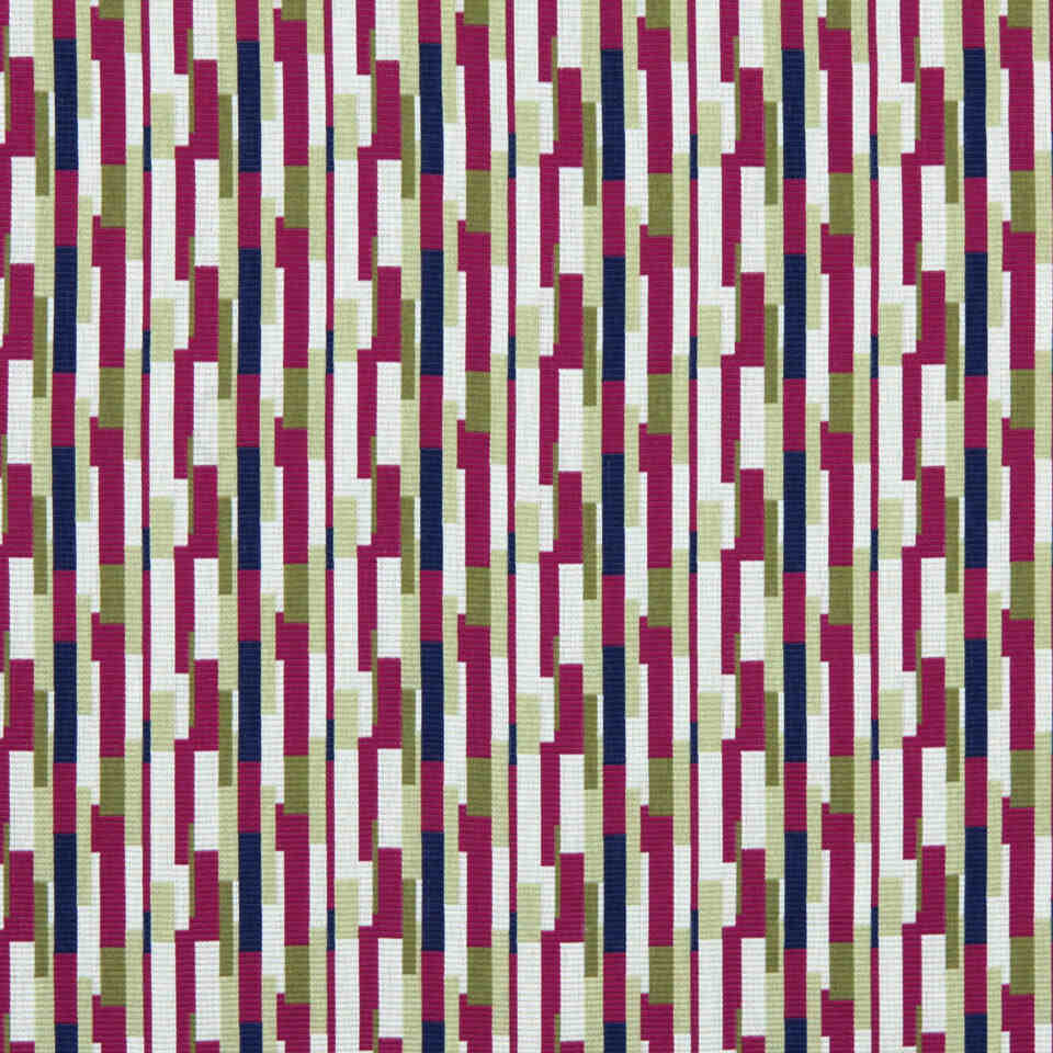 Robert Allen Unique Shapes Fuchsia Color Library Collection Indoor Upholstery Fabric