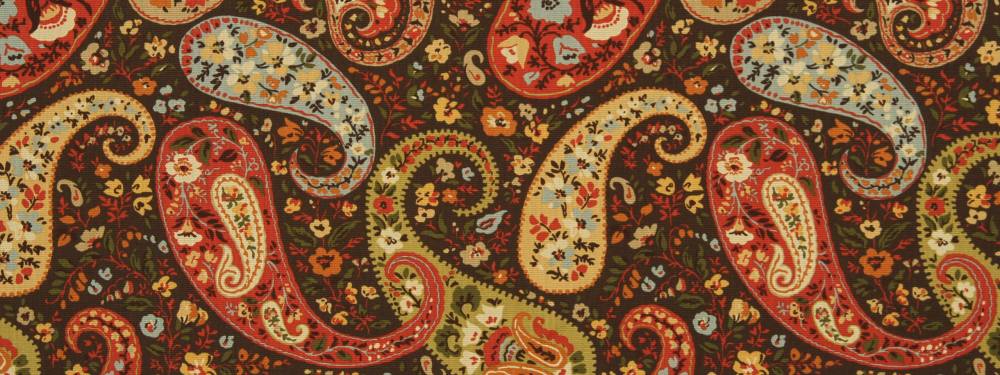Robert Allen Wild Paisley Jasper 221583 Color Library Collection Multipurpose Fabric