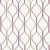 Robert Allen Zipper Wave Beet 248362 Color Library Collection Multipurpose Fabric