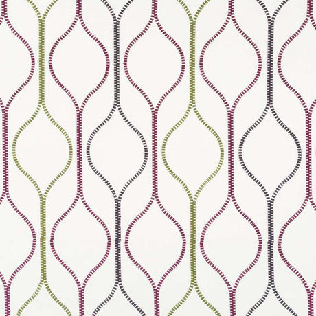 Robert Allen Zipper Wave Beet 248362 Color Library Collection Multipurpose Fabric